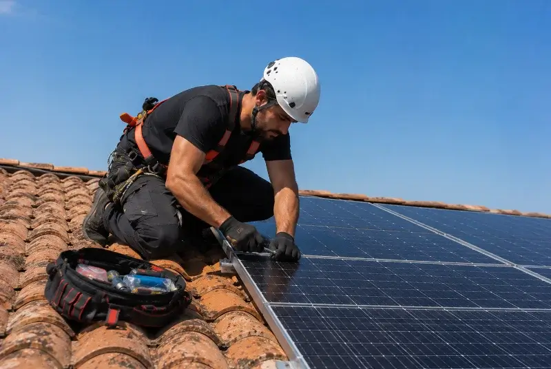 Maintenance et monitoring de panneaux solaires à Cléré-sur-Layon